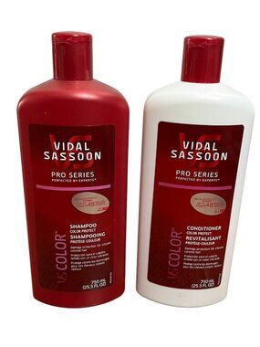 Set of 2 Vidal Sassoon Pro Series Color Protect Shampoo &Conditioner 25.3 fl oz